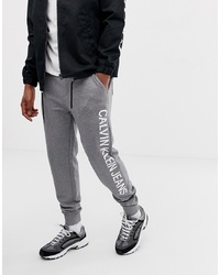 graue bedruckte Jogginghose von Calvin Klein Jeans