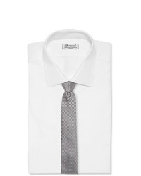 graue bedruckte Krawatte von Giorgio Armani