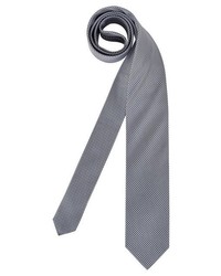 graue bedruckte Krawatte von Olymp