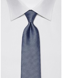 graue bedruckte Krawatte von Vincenzo Boretti