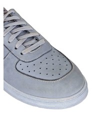 graue bedruckte Leder niedrige Sneakers von Etro