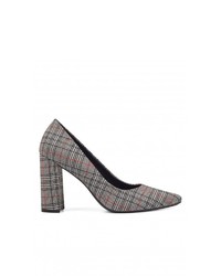 graue bedruckte Leder Pumps von Nine West