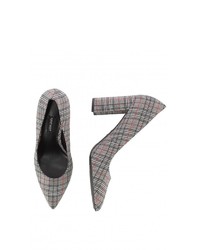 graue bedruckte Leder Pumps von Nine West