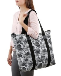 graue bedruckte Shopper Tasche aus Segeltuch von DAY Birger et Mikkelsen