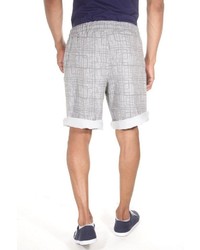 graue bedruckte Shorts von FIOCEO