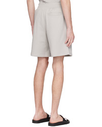 graue bedruckte Shorts von Moschino