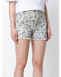 graue bedruckte Shorts von Isabel Marant Etoile