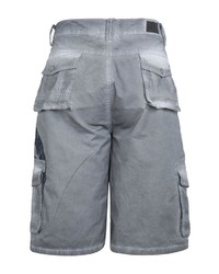 graue bedruckte Shorts von Lonsdale