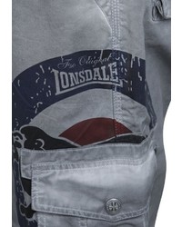 graue bedruckte Shorts von Lonsdale