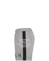 graue bedruckte Sportshorts von Nike Sportswear