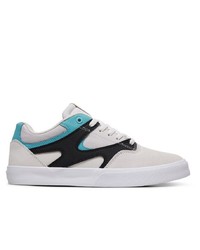 graue bedruckte Wildleder niedrige Sneakers von DC Shoes