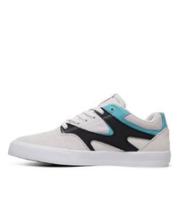 graue bedruckte Wildleder niedrige Sneakers von DC Shoes