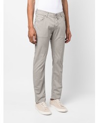 graue bestickte Jeans von Jacob Cohen