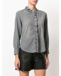 graue Bluse mit Knöpfen von Isabel Marant Etoile