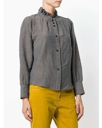 graue Bluse mit Knöpfen von Isabel Marant Etoile