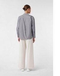 graue Bluse von Comma