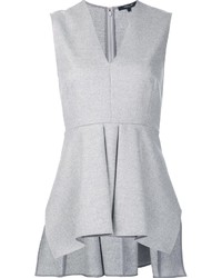 graue Bluse von Derek Lam