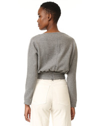 graue Bluse von Rachel Comey