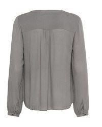 graue Bluse von Kaffe