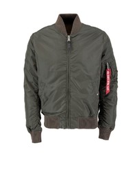 graue Bomberjacke von Alpha Industries