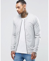 graue Bomberjacke von Asos