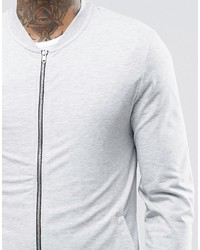 graue Bomberjacke von Asos