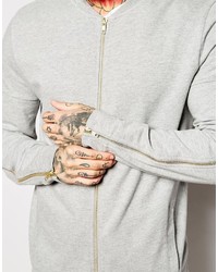 graue Bomberjacke von Asos