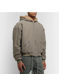 graue Bomberjacke von Fear Of God