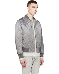 graue Bomberjacke von rag & bone