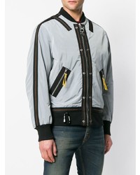 graue Bomberjacke von Diesel