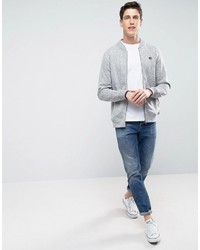 graue Bomberjacke von Jack and Jones