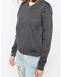 graue Bomberjacke von Asos