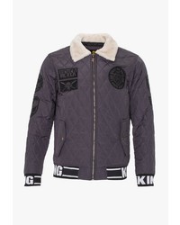 graue Bomberjacke von PLUS EIGHTEEN