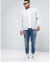 graue Bomberjacke von Asos