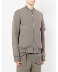 graue Bomberjacke von Rick Owens