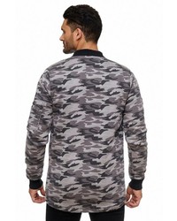 graue Camouflage Bomberjacke von Cipo & Baxx