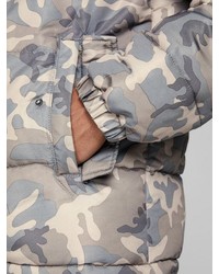 graue Camouflage Daunenjacke von Jack & Jones