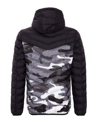 graue Camouflage Daunenjacke von OMBRE