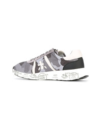 graue Camouflage niedrige Sneakers von Premiata