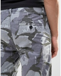 graue Camouflage Shorts von Asos