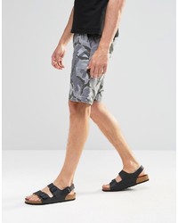 graue Camouflage Shorts von Asos