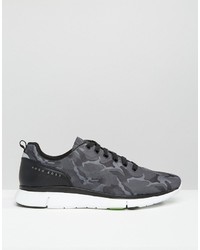 graue Camouflage Turnschuhe von Boss Green