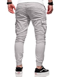 graue Cargohose von behype