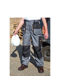 graue Cargohose von Result