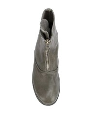 graue Chelsea Boots aus Leder von Guidi