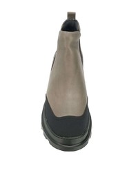 graue Chelsea Boots aus Leder von Camper