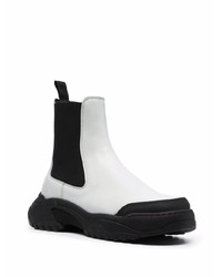 graue Chelsea Boots aus Leder von Gmbh