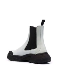 graue Chelsea Boots aus Leder von Gmbh