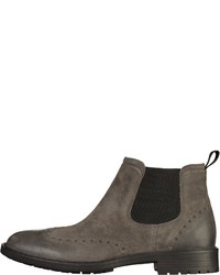 graue Chelsea Boots aus Leder von Geox