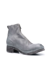 graue Chelsea Boots aus Leder von Guidi